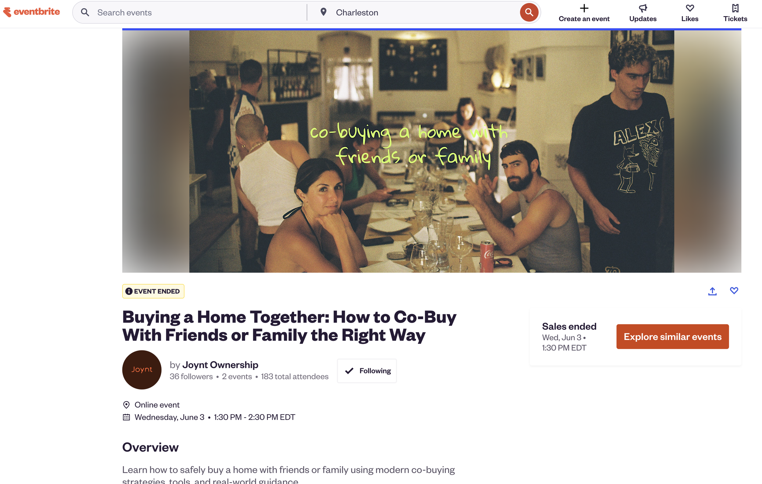 Joynt webinar campaign and registration creative